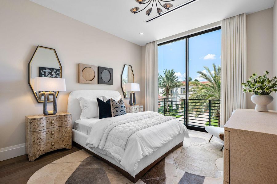 Furnished interior view inside a new home in , Boca Raton (Image 48).