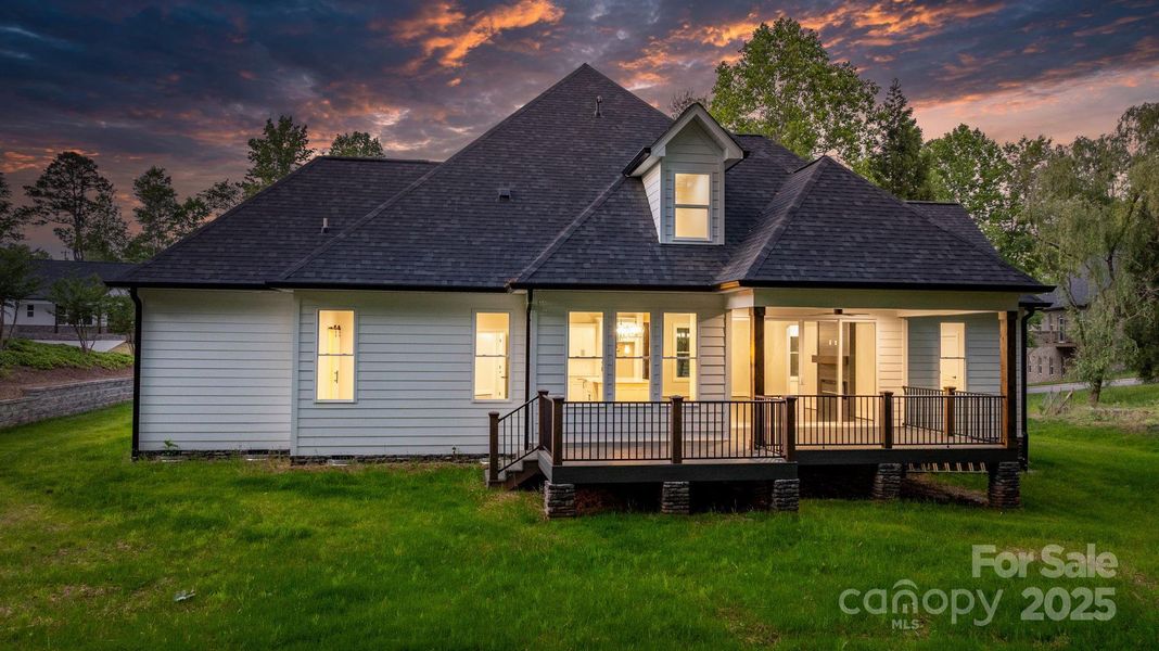Exterior details and patio area of a home in , Hickory (Image 30).