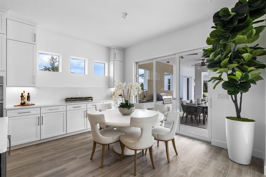 Furnished interior view inside a new home in , Jupiter (Image 30).