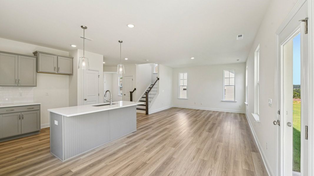 Furnished interior view inside a new home in The Farm at Neill's Creek, Lillington (Image 9).