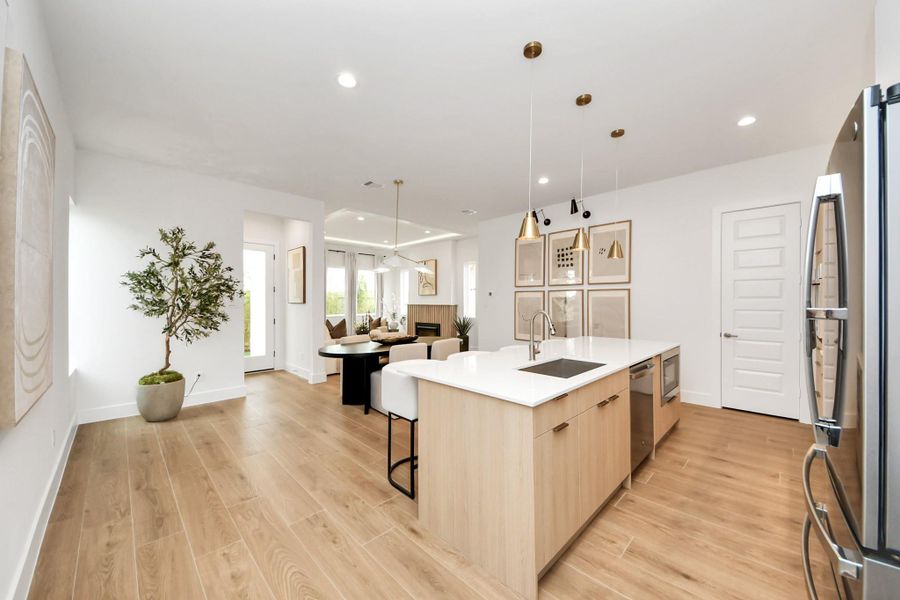 Furnished interior view inside a new home in , Houston (Image 27).