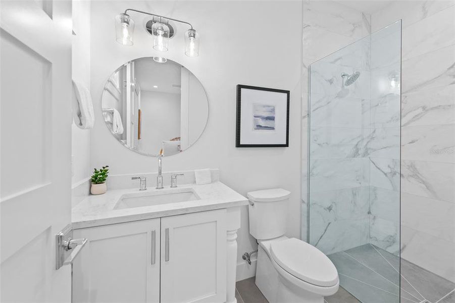 Furnished interior view inside a new home in , Sarasota (Image 45). Furnished interior view inside a new home in , Sarasota (Image 45).