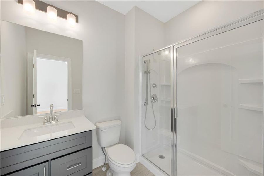 Furnished interior view inside a new home in The Retreat at Caney Creek, Alpharetta (Image 14).