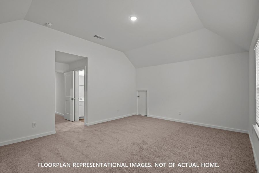 Spacious, unfurnished interior of a new home in The Oaks on 6th Street, Magnolia (Image 14).