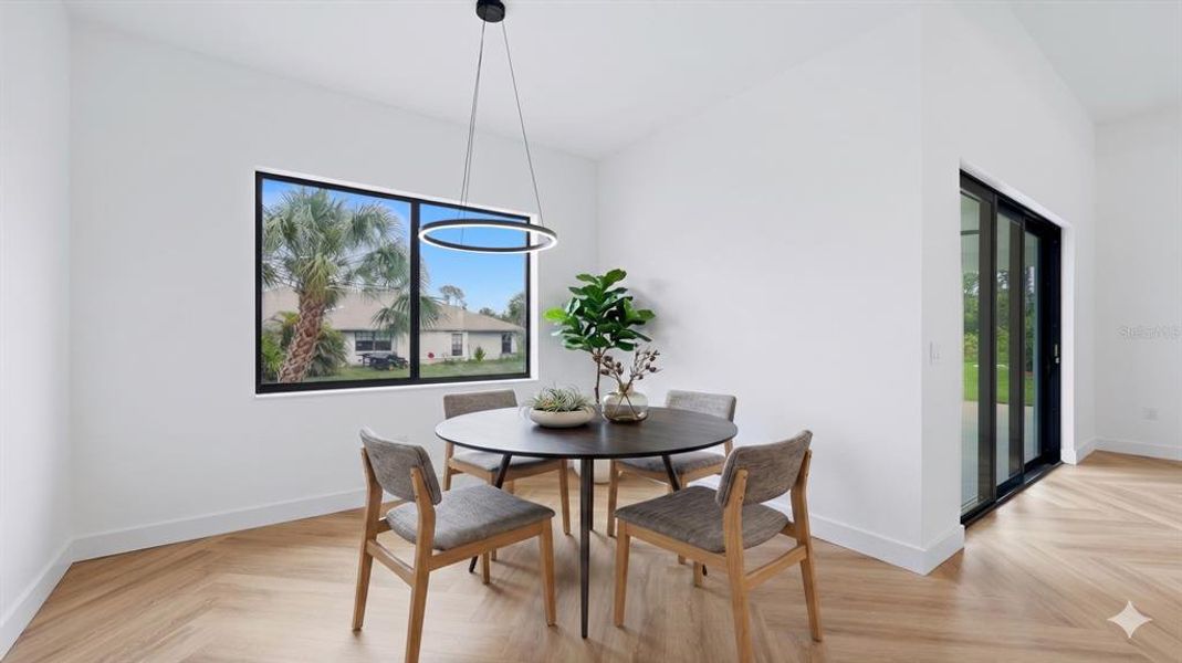 Furnished interior view inside a new home in , North Port (Image 6).