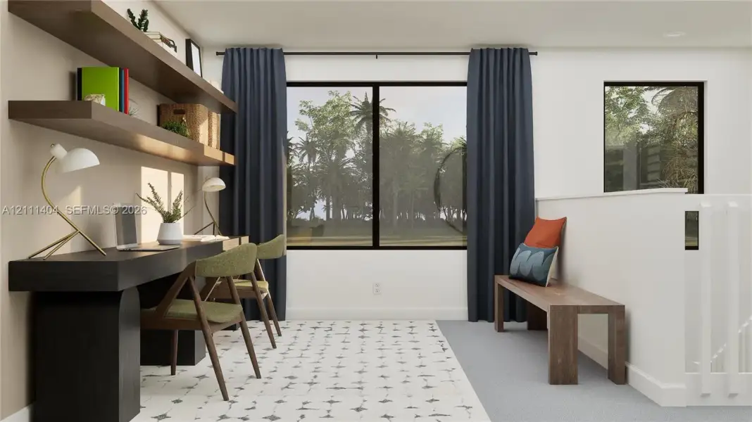 Furnished interior view inside a new home in Solterra, Sunrise (Image 19).