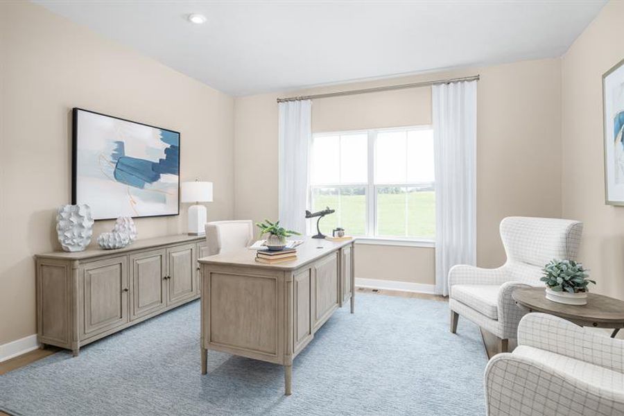 Furnished interior view inside a new home in Indigo Bay, Myrtle Beach (Image 10).