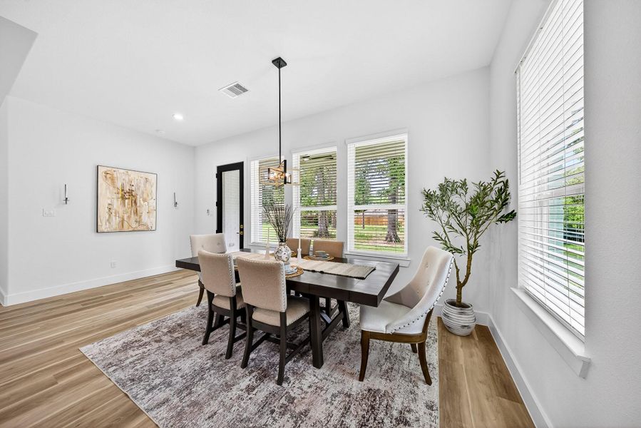 Furnished interior view inside a new home in , New Caney (Image 7).