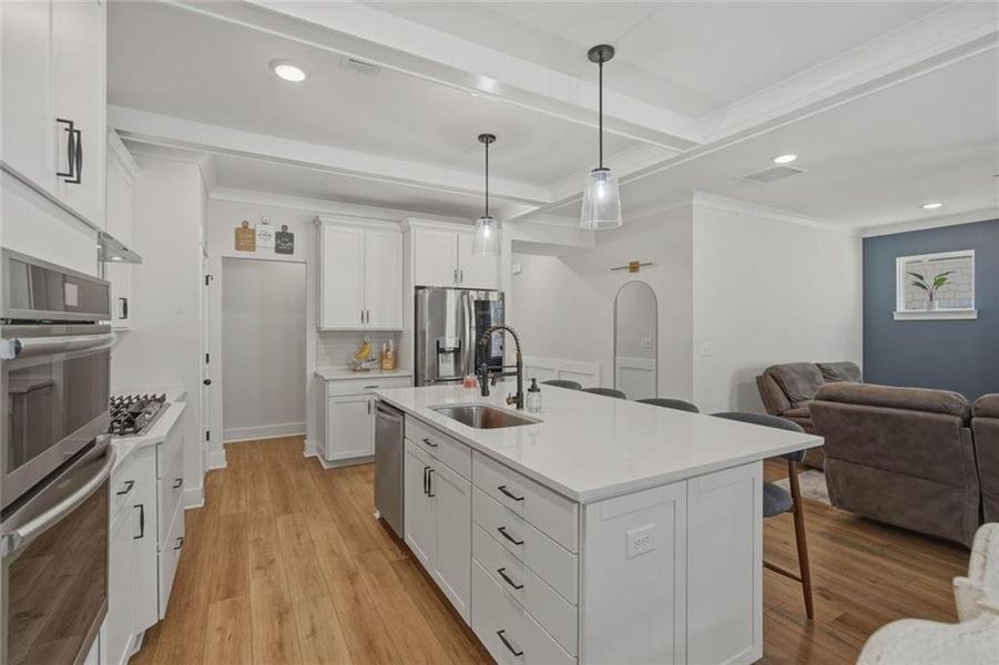 Furnished interior view inside a new home in Cambridge, Flowery Branch (Image 11). Furnished interior view inside a new home in Cambridge, Flowery Branch (Image 11).