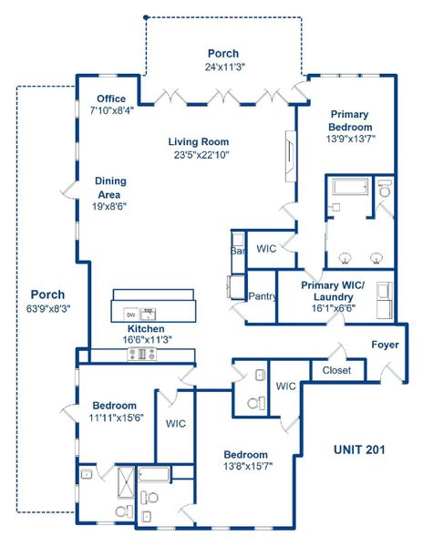 2D floor plan layout of this home in , Charleston, SC (Image 5).