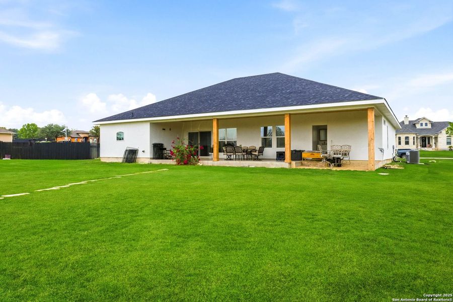 Exterior details and patio area of a home in , Kyle (Image 4). Exterior details and patio area of a home in , Kyle (Image 4).