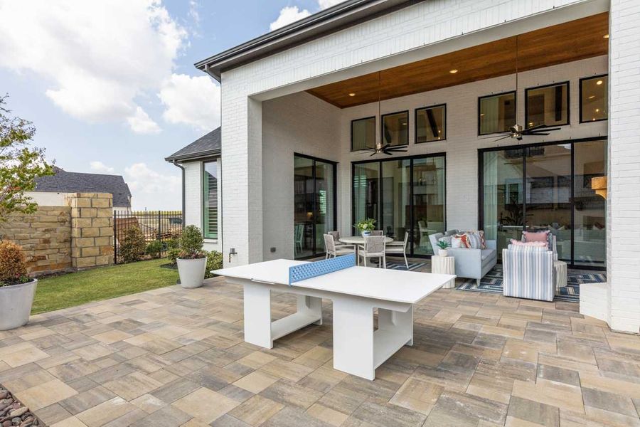 Representative Patio - some options shown