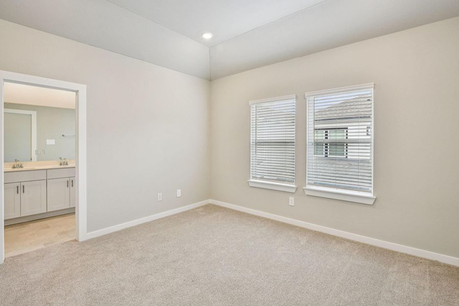 Photo is not of the actual home, but is an inspirational photo of builder’s model home and may depict options, furnishings, and/or decorator features that are not included