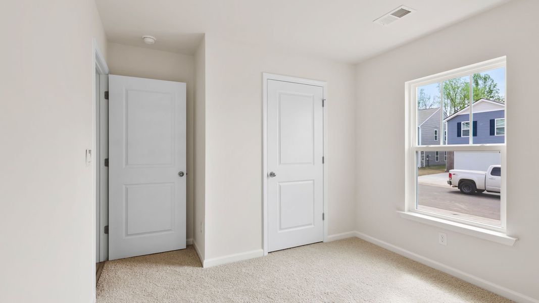 Spacious, unfurnished interior of a new home in Harper Ridge, Roebuck (Image 13). Spacious, unfurnished interior of a new home in Harper Ridge, Roebuck (Image 13).