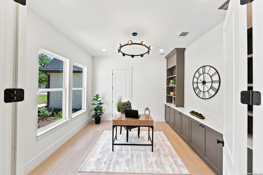 Furnished interior view inside a new home in , Boerne (Image 12).