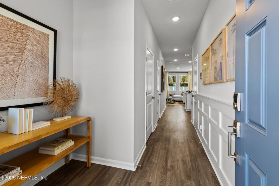 Furnished interior view inside a new home in The Dogwood Series at The Landings at Pecan Park, Jacksonville (Image 3).