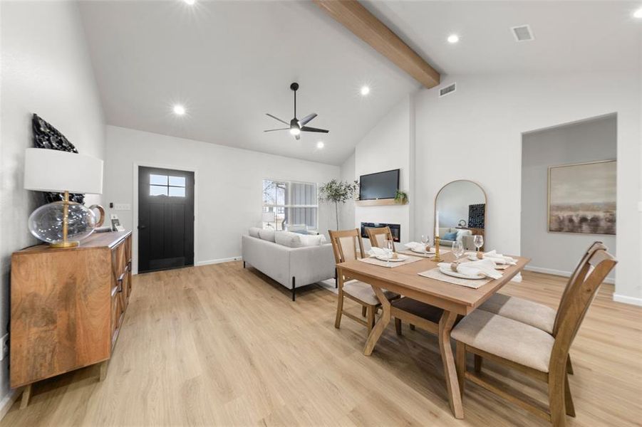 Furnished interior view inside a new home in , Waco (Image 8).