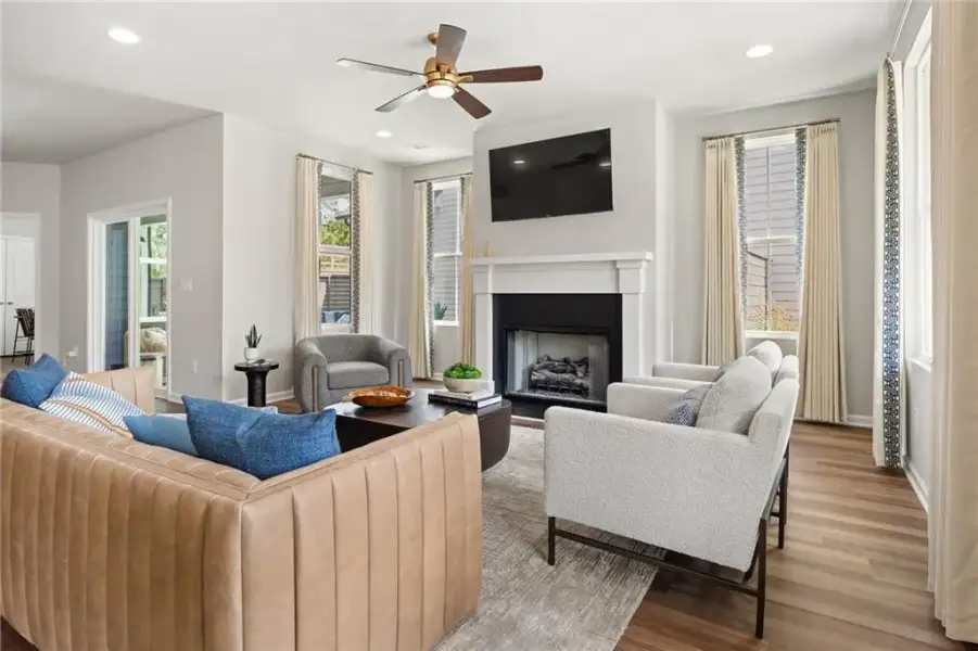 Furnished interior view inside a new home in Harmony, Auburn (Image 18). Furnished interior view inside a new home in Harmony, Auburn (Image 18).