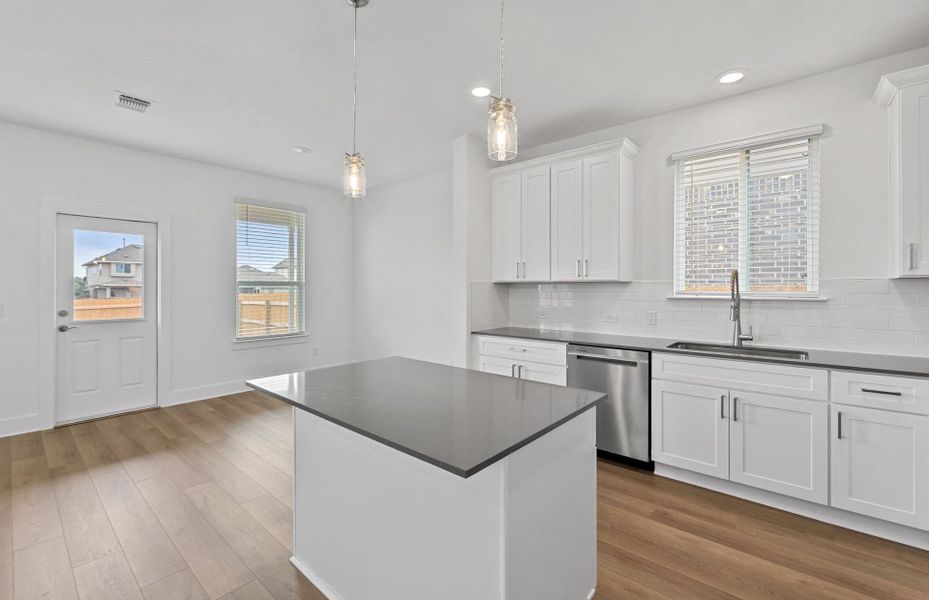 Furnished interior view inside a new home in Crosswinds, Kyle (Image 8).