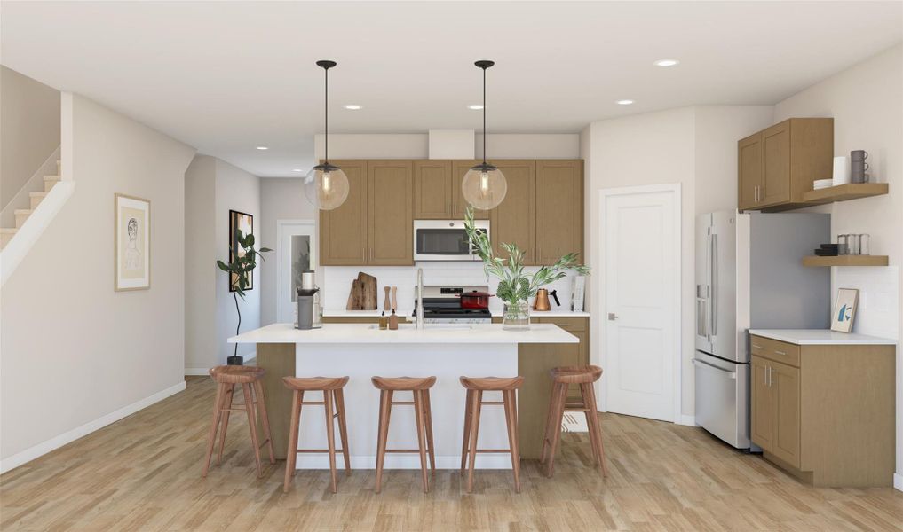 Gourmet kitchen (*Artist rendering used for illustration purposes only.) Gourmet kitchen (*Artist rendering used for illustration purposes only.)