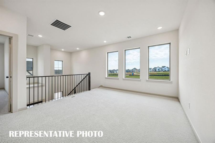 The spacious game room is the ideal spot for play and entertainment.  REPRESENTATIVE PHOTO