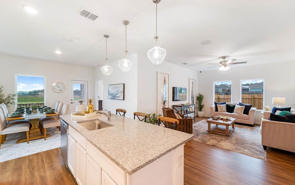 Furnished interior view inside a new home in Cool Water, Jarrell (Image 5).