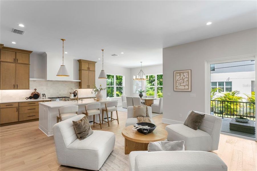 Furnished interior view inside a new home in , Tampa (Image 55).