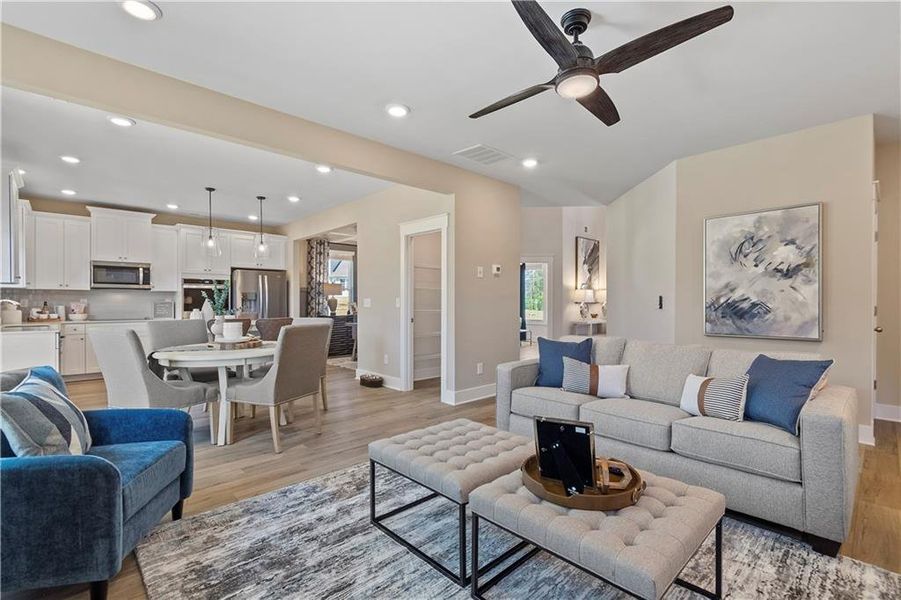 Furnished interior view inside a new home in Copperfield, Locust Grove (Image 31).
