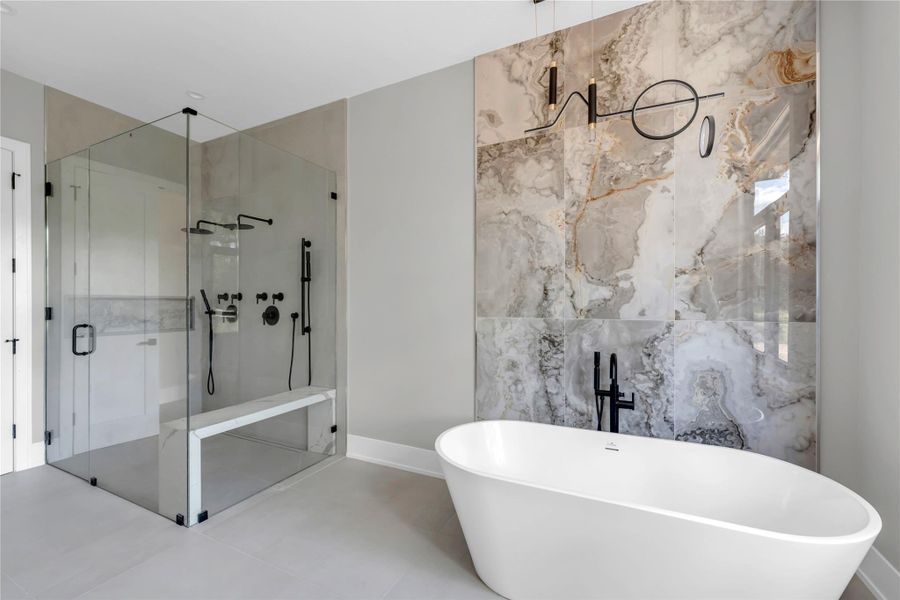 PRIMARY BATHROOM - SOAKING TUB PRIMARY BATHROOM - SOAKING TUB