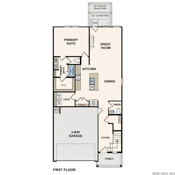 2D floor plan layout of this home in Senna, Leon Valley, TX (Image 4).