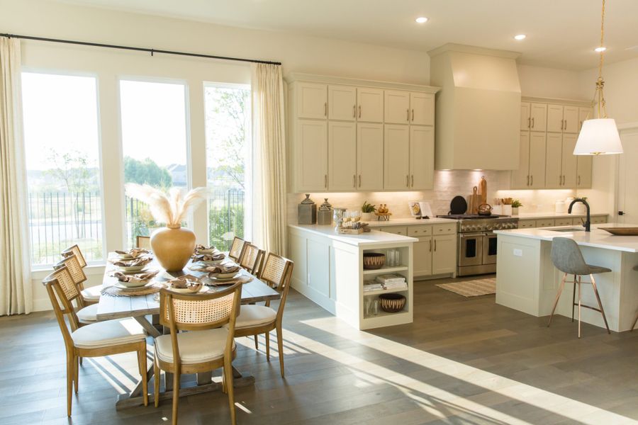 Representative furnished interior of a home built from the 5541 by Tradition Homes in Mustang Lakes, McKinney (Image 5).