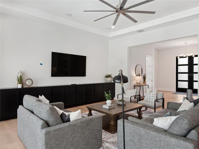 Furnished interior view inside a new home in Lake Sheen Sound, Orlando (Image 5).