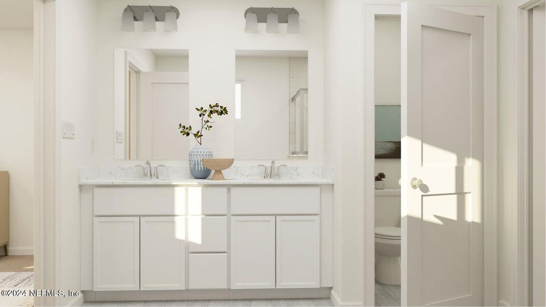 Furnished interior view inside a new home in Granary Park, Green Cove Springs (Image 10).