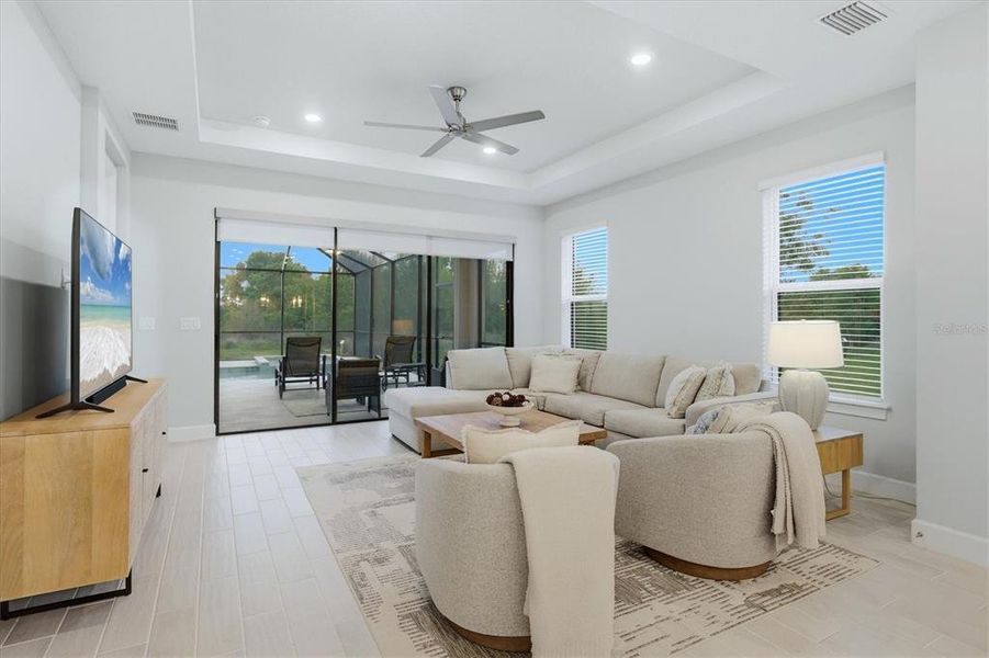 Furnished interior view inside a new home in , Bradenton (Image 29). Furnished interior view inside a new home in , Bradenton (Image 29).