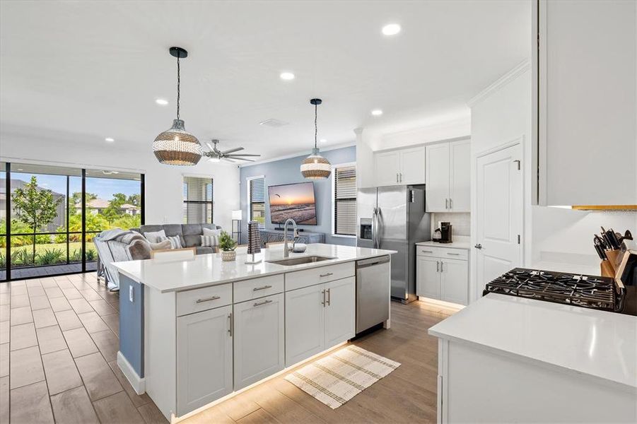 Furnished interior view inside a new home in , Bradenton (Image 16).