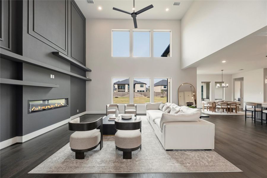 Furnished interior view inside a new home in , Cypress (Image 41).