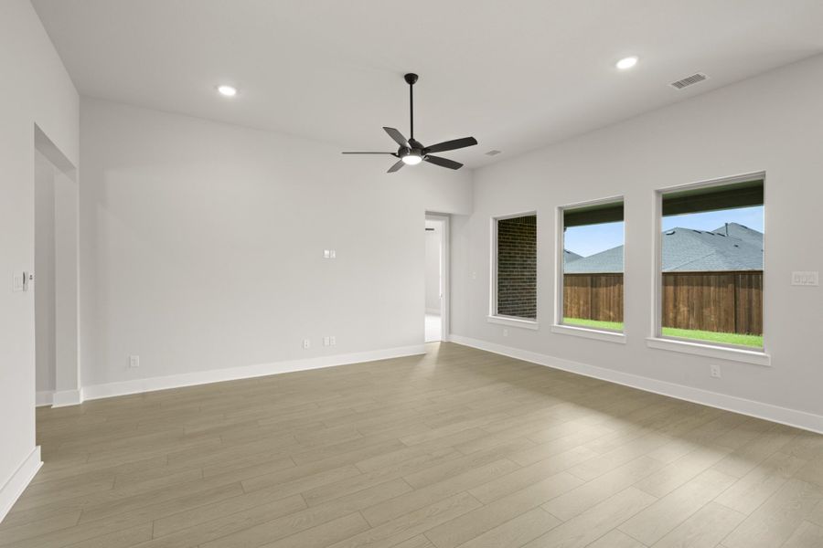 Spacious, unfurnished interior of a new home in Inspiration Collection at Bridgewater, Midlothian (Image 12).