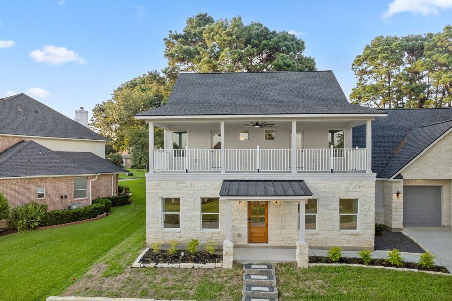 Charming stone front elevation offering timeless elegance and curb appeal. Charming stone front elevation offering timeless elegance and curb appeal.