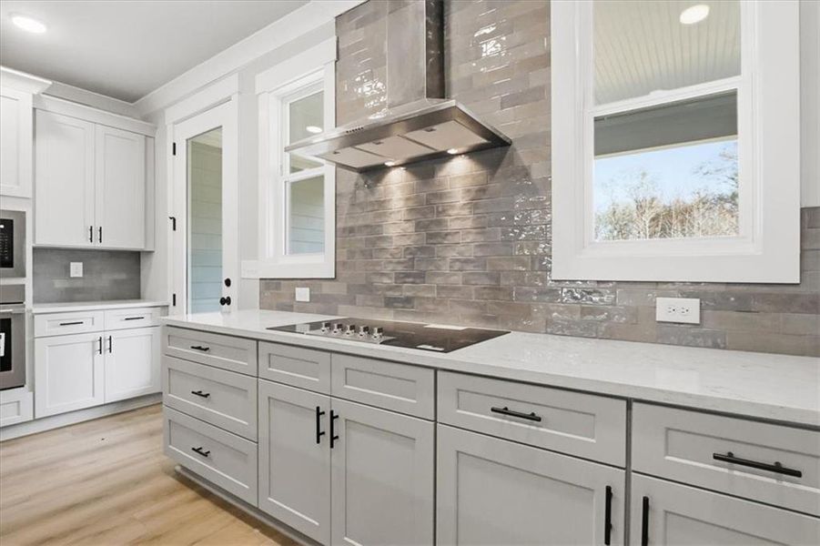 Furnished interior view inside a new home in , Statham (Image 13).