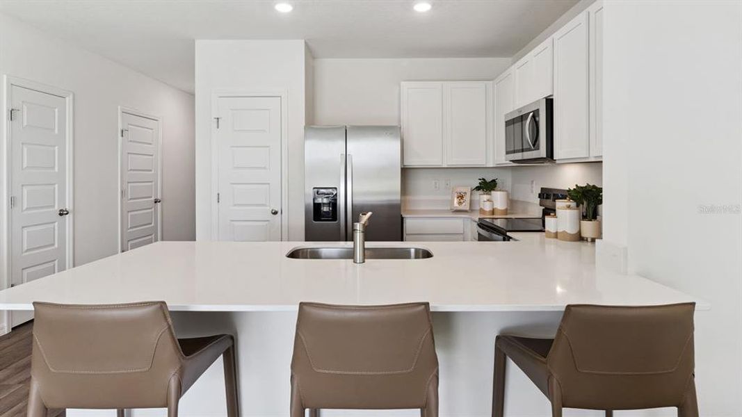 Furnished interior view inside a new home in Crosswinds, Haines City (Image 10).