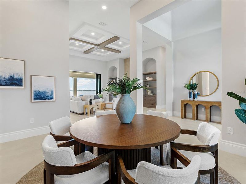 Furnished interior view inside a new home in , Sarasota (Image 7).