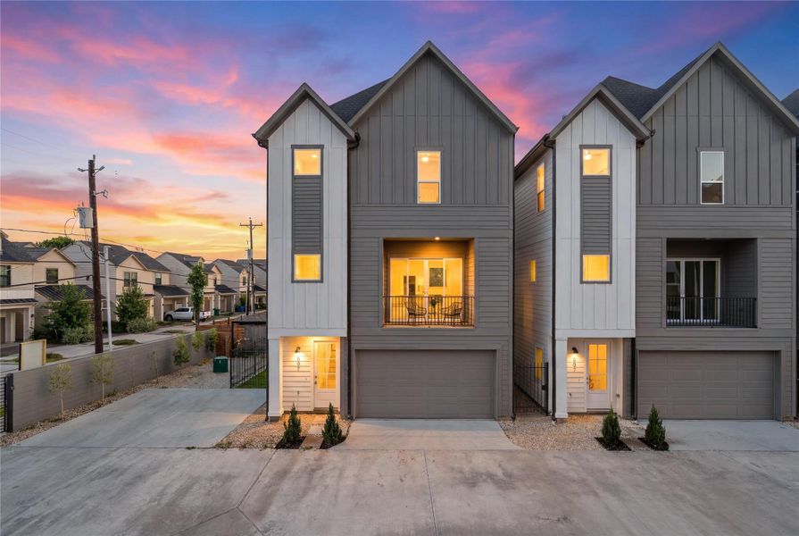 Front exterior of a new home in , Houston, TX, highlighting curb appeal (Image 2). Front exterior of a new home in , Houston, TX, highlighting curb appeal (Image 2).
