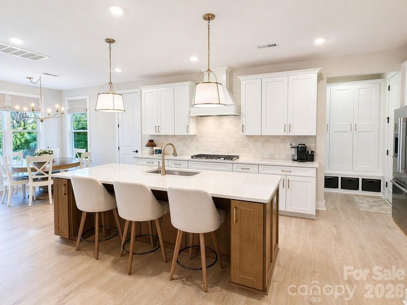 Furnished interior view inside a new home in , Mooresville (Image 8).