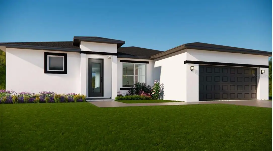 Front exterior of a new home in , Ocala, FL, highlighting curb appeal (Image 1). Front exterior of a new home in , Ocala, FL, highlighting curb appeal (Image 1).