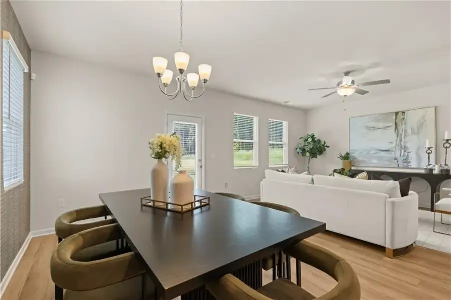 Furnished interior view inside a new home in Walden Park – The Retreat, Jonesboro (Image 14).