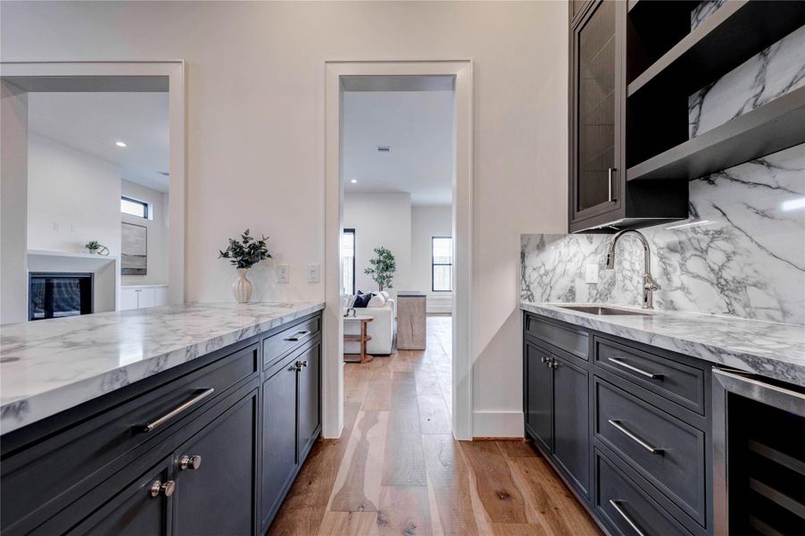 Furnished interior view inside a new home in , Houston (Image 37).