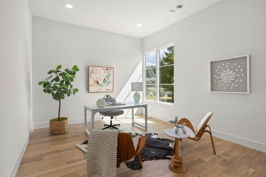 Furnished interior view inside a new home in , Dallas (Image 5). Furnished interior view inside a new home in , Dallas (Image 5).