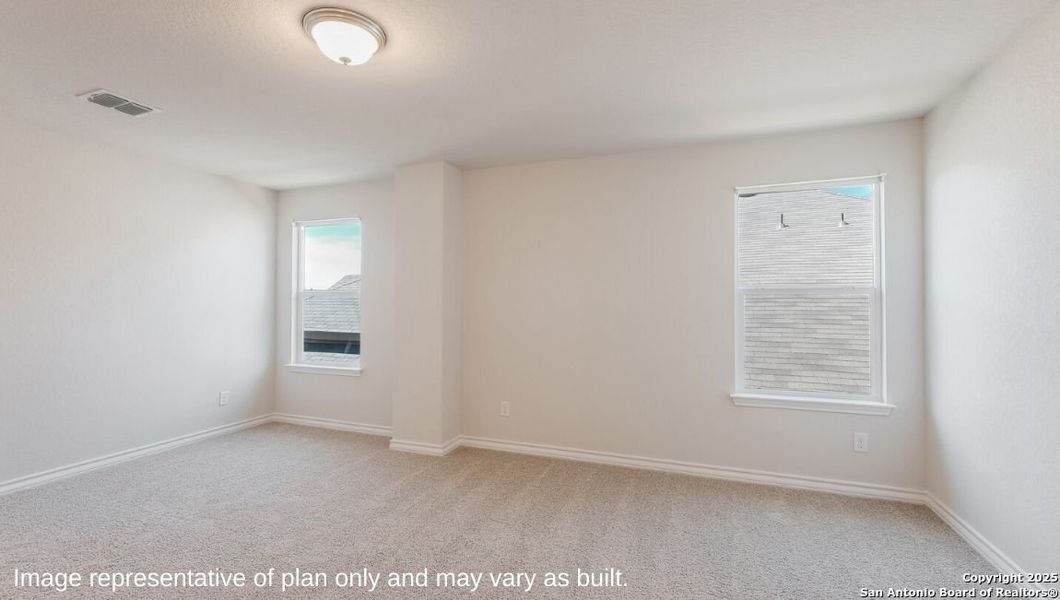 Spacious, unfurnished interior of a new home in Brookstone Creek, San Antonio (Image 13).