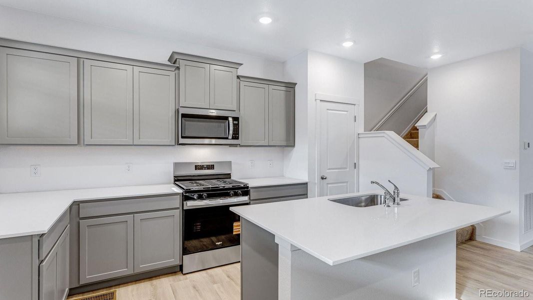 Furnished interior view inside a new home in Arcadia, Denver (Image 9).