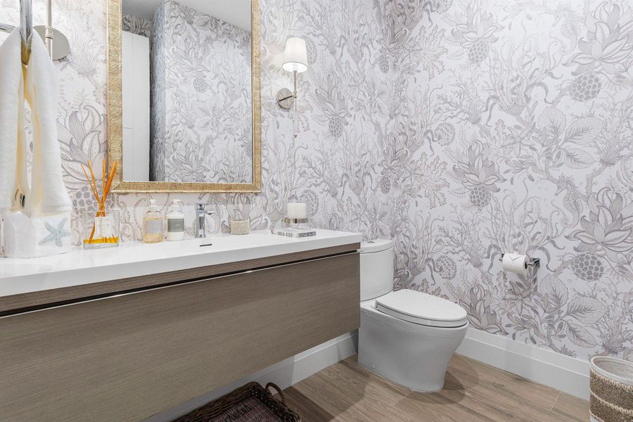 Furnished interior view inside a new home in , Delray Beach (Image 19). Furnished interior view inside a new home in , Delray Beach (Image 19).